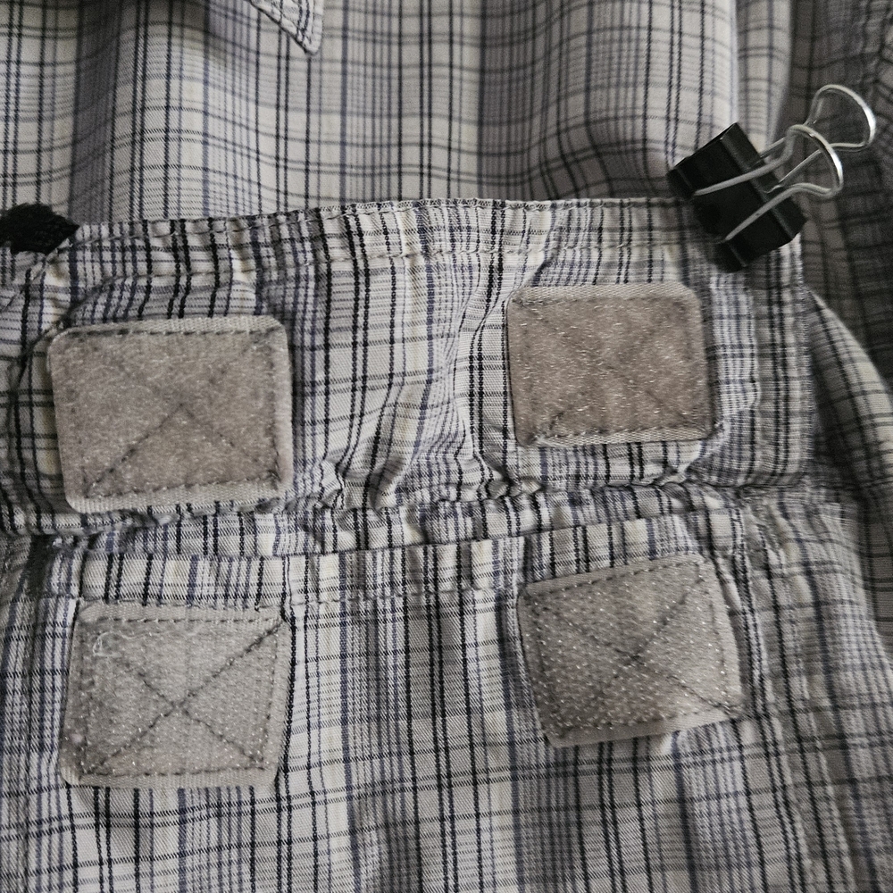 WRANGLER Button Down Casual Shirt Wrangler Gray Plaid Men's Shirt - Picture 8 of 11